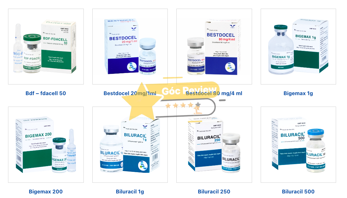 Các sản phẩm nổi bật của Bidiphar