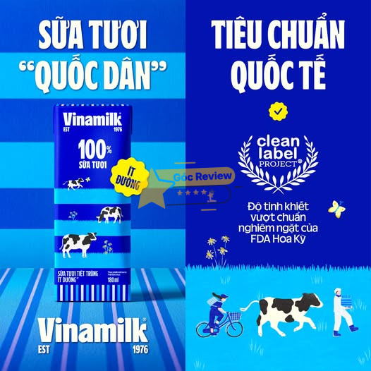 Chất lượng sản phẩm Sữa tươi nguyên liệu và Chất lượng sữa Vinamilk