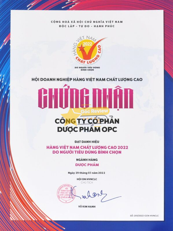 Review Công Ty CP Dược Phẩm OPC Có Uy Tín Không? 11 Công Ty CP Dược Phẩm OPC tiêu chuẩn