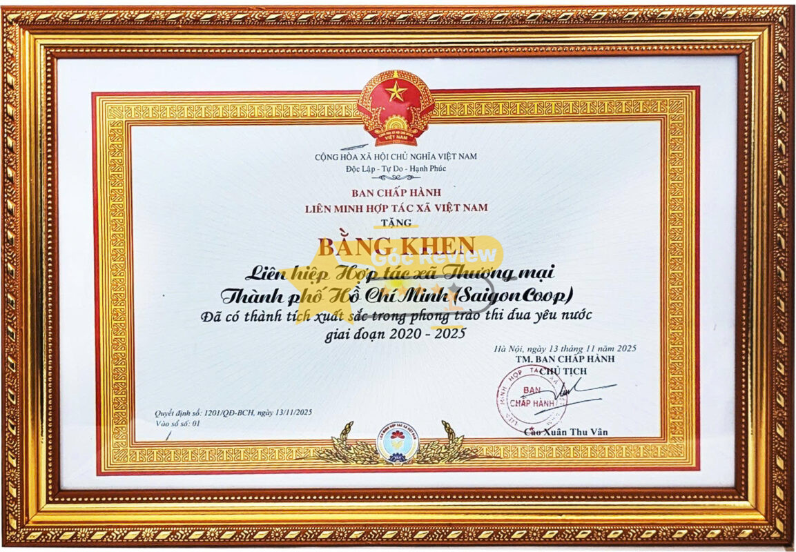 Giải thưởng và Chứng nhận