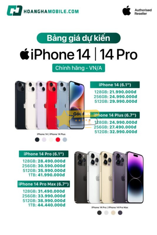 Hoàng Hà Mobile đại lý ủy quyền Apple