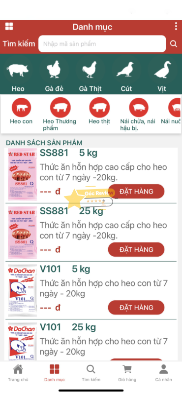 Ứng dụng đặt hàng ANT (App đặt hàng ANT)