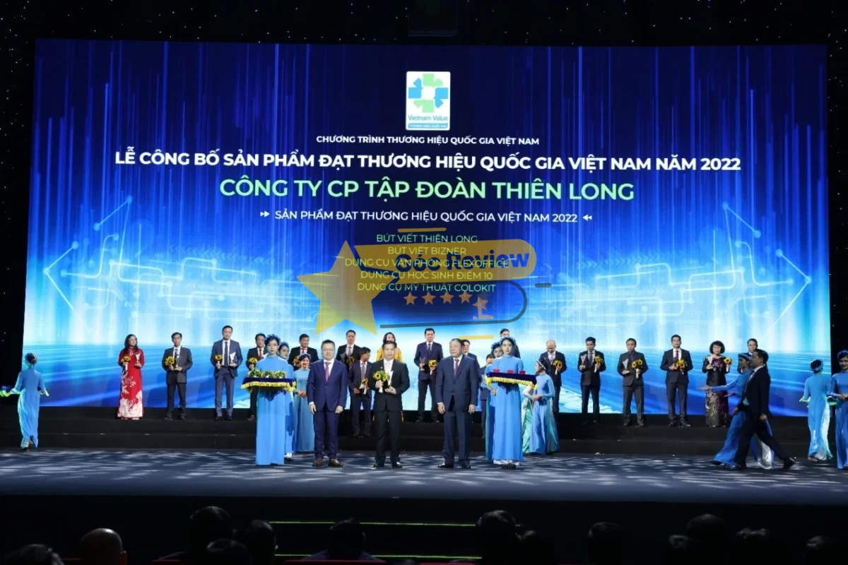 Xếp hạng và giải thưởng danh giá của Công Ty CP Tập Đoàn Thiên Long