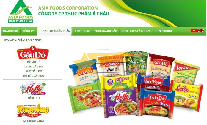 Chất lượng sản phẩm của Asia Foods Corporation có tốt không?