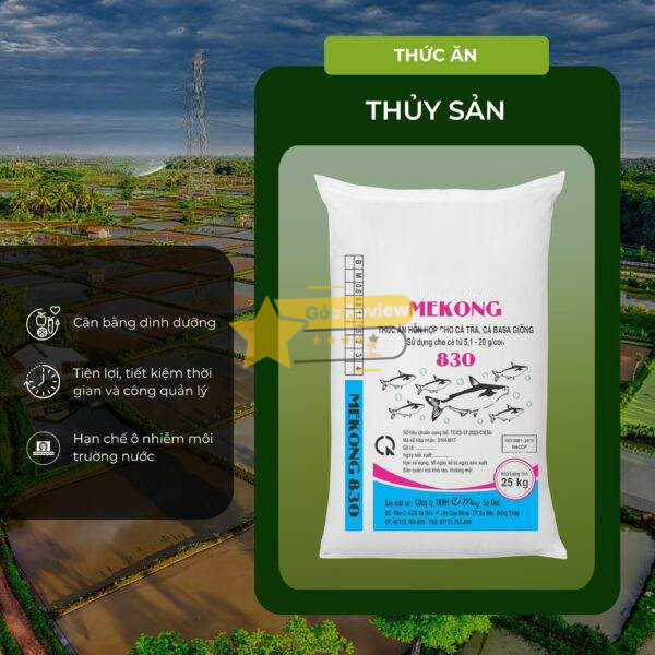 Chất lượng và hiệu quả sản phẩm thức ăn thủy sản Mekong