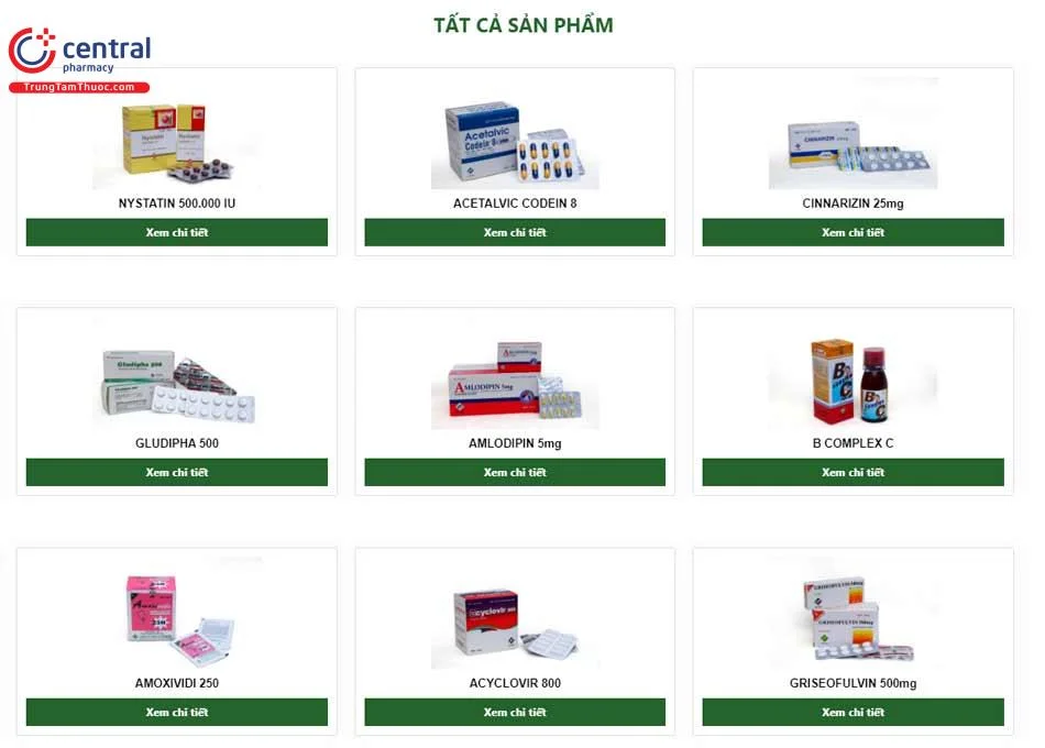 Các nhóm sản phẩm nổi bật của dược phẩm Vidipha - Công Ty CP Dược Phẩm Trung Ương Vidipha Các nhóm sản phẩm nổi bật của dược phẩm Vidipha - Công Ty CP Dược Phẩm Trung Ương Vidipha
