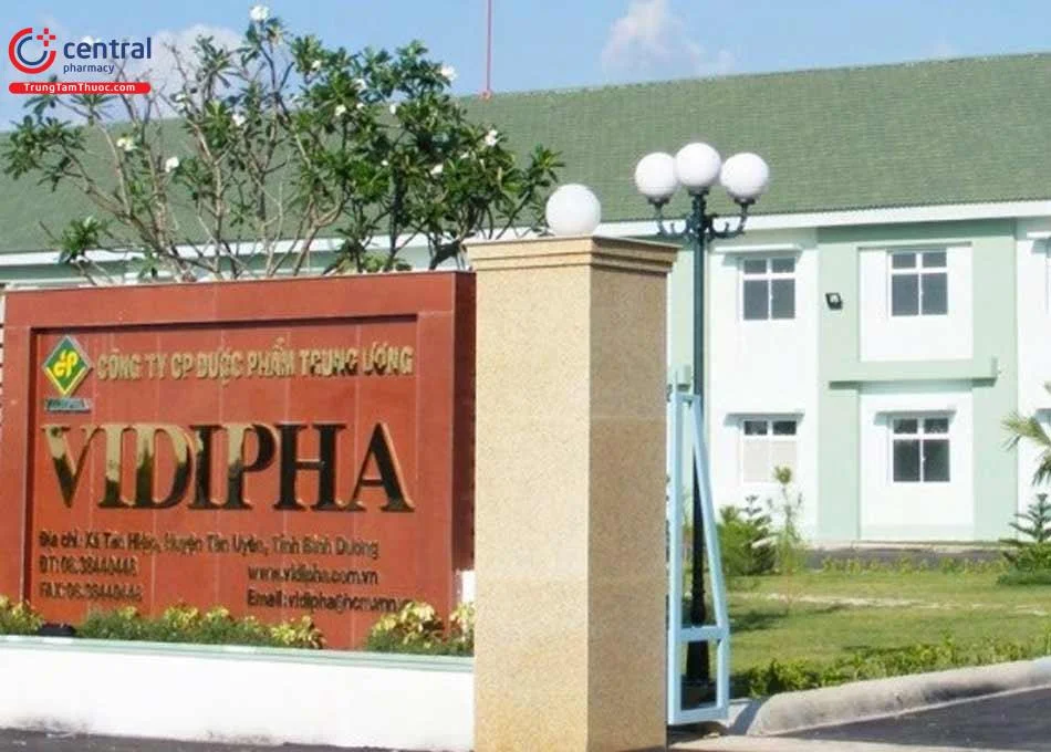 Tổng quan về Công Ty CP Dược Phẩm Trung Ương Vidipha Tổng quan về Công Ty CP Dược Phẩm Trung Ương Vidipha