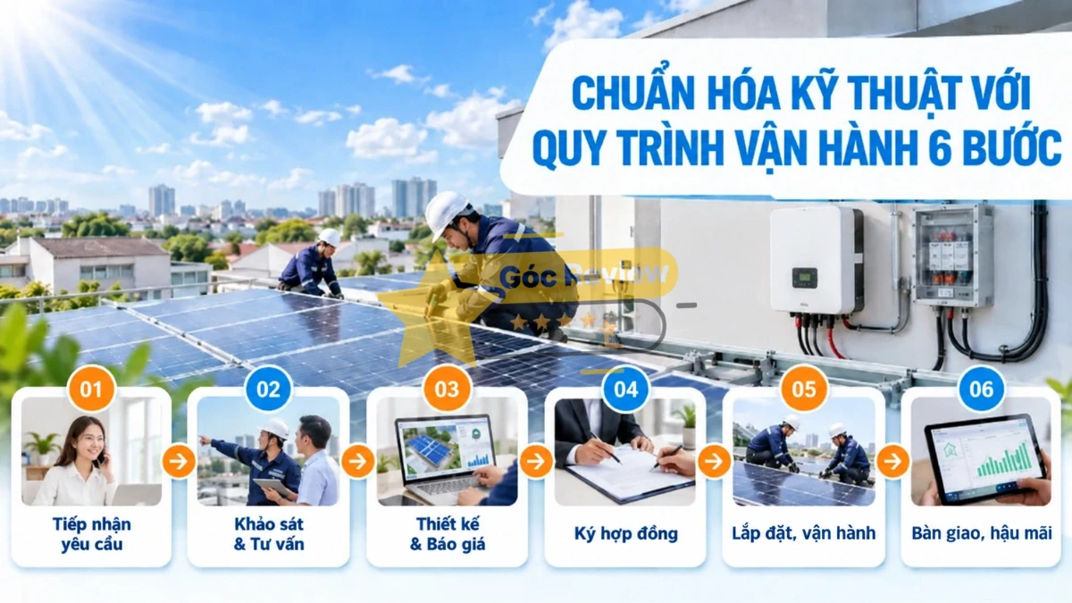 Quy trình vận hành 6 bước chuẩn hóa