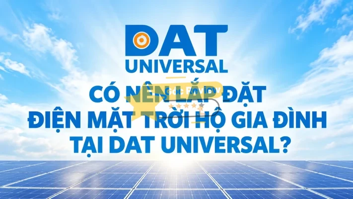 Có Nên Lắp Điện Mặt Trời Tại DAT Universal